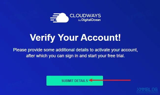 验证Cloudways账户