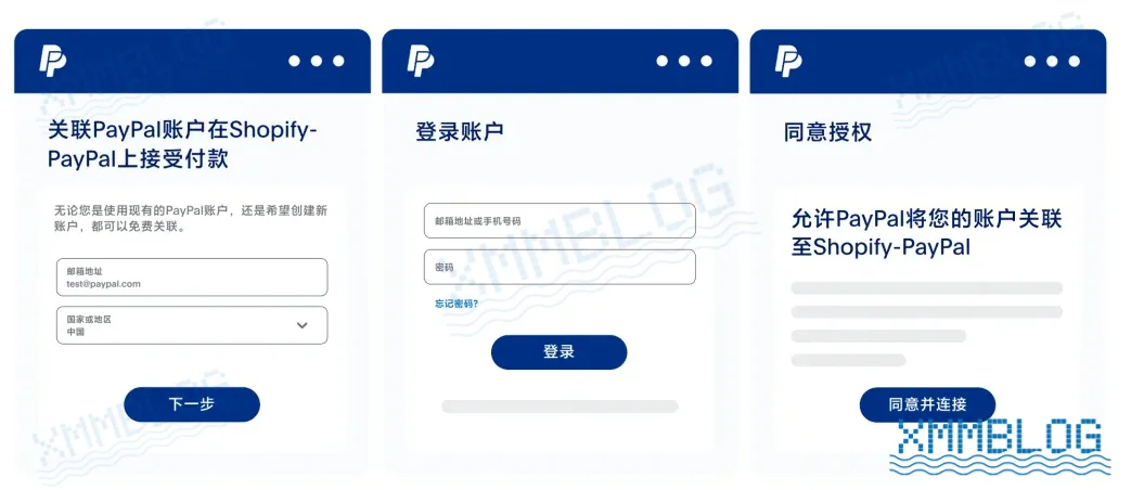连接PayPal企业账户