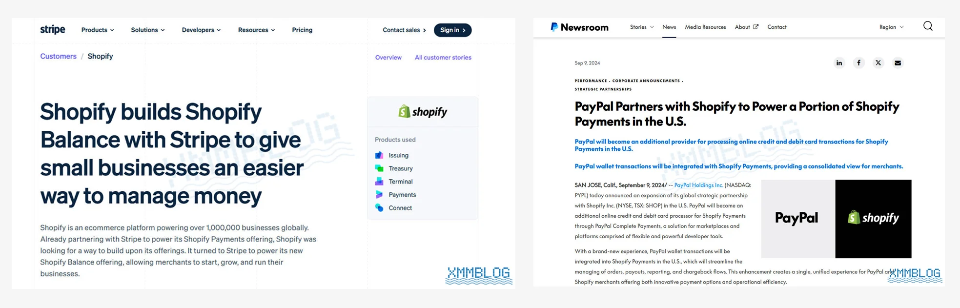 Shopify支付合作-Stripe和PayPal