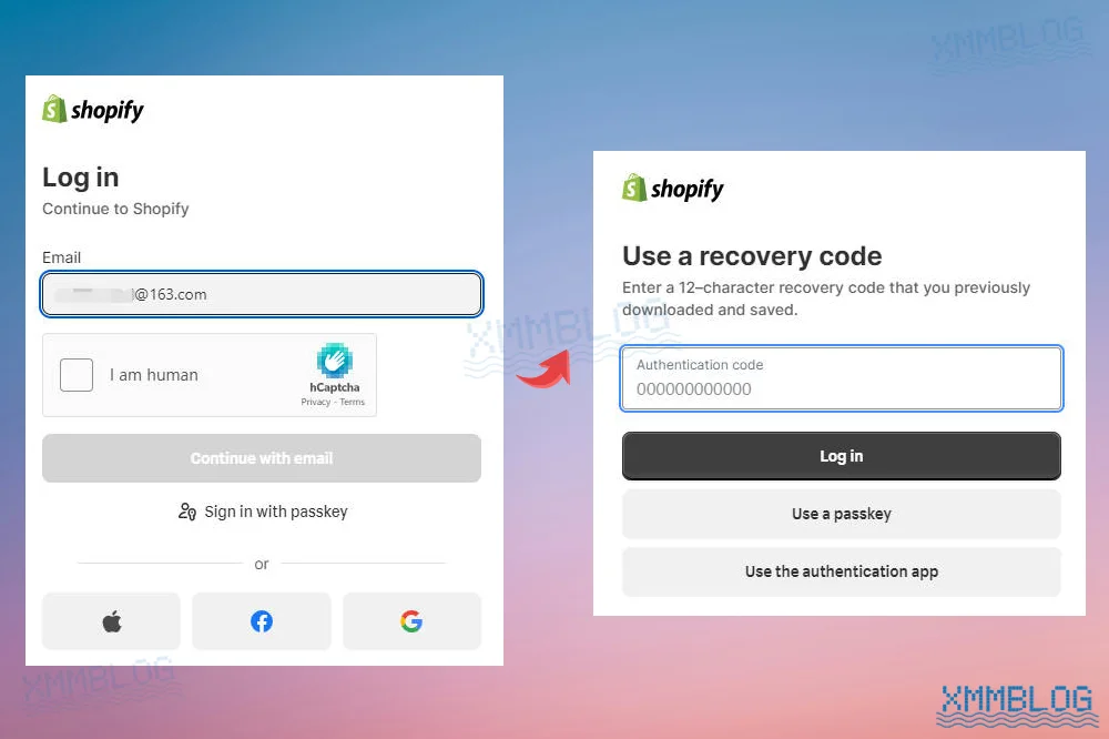 Shopify登录双重验证流程