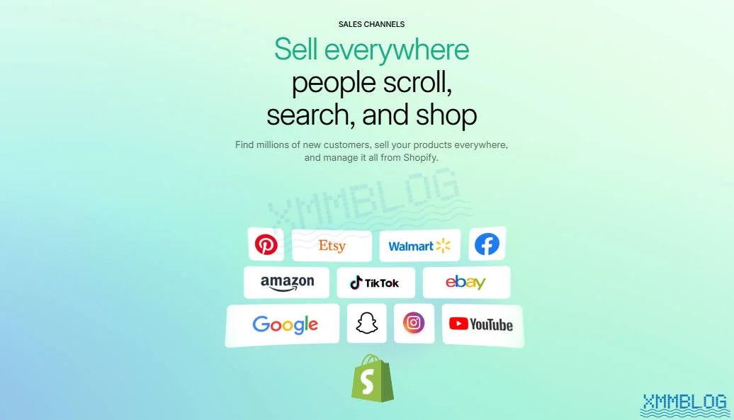 Shopify销售渠道矩阵