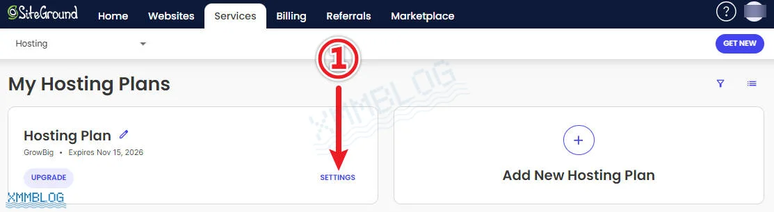 SiteGround-Services-Hosting Settings