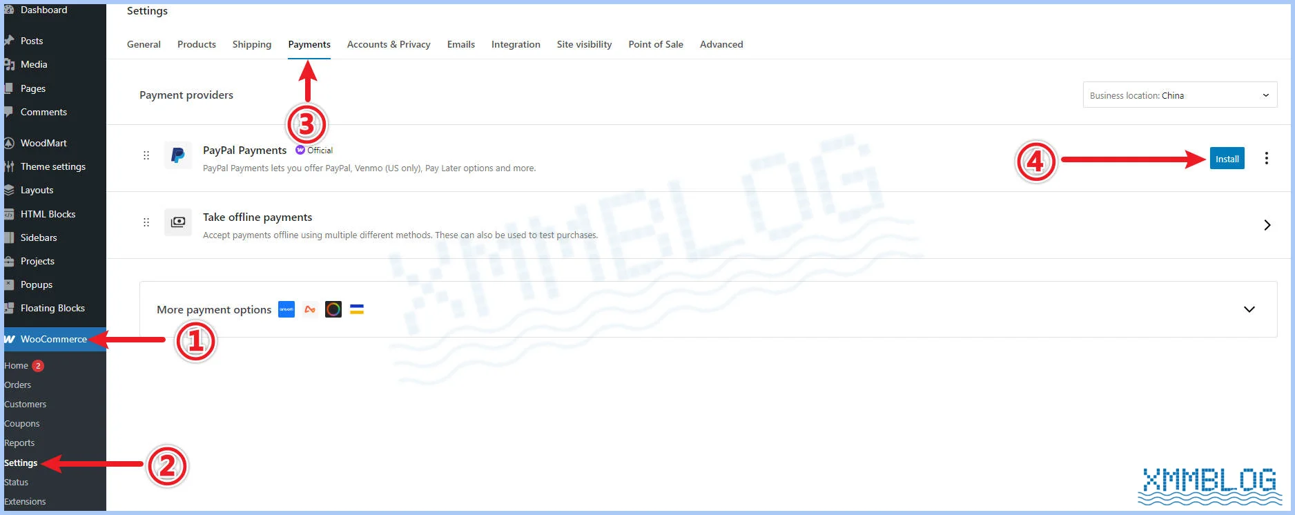 安装Woocommerce PayPal Payments